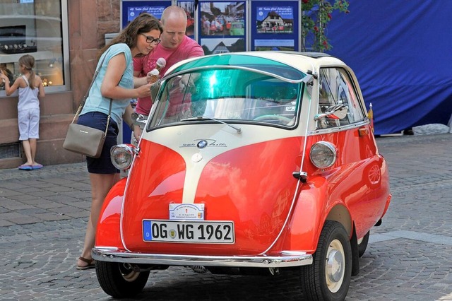 Die LAA, die Lahrer Automobil Ausstell...ten Kraftfahrzeugen vergangener Jahre.  | Foto: Endrik Baublies