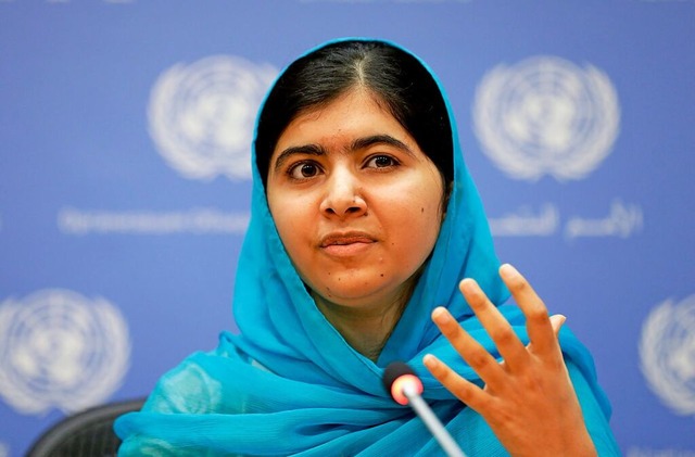 Malala Yousafzais Wille zur Vernderun...nach dem Attentat auf sie ungebrochen.  | Foto: Andrew Gombert