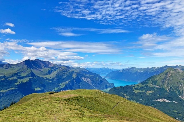 Hasliberg und Meiringen sind gute Ausg... hier den Blick Richtung Brienzer See.  | Foto: Ronja Vattes