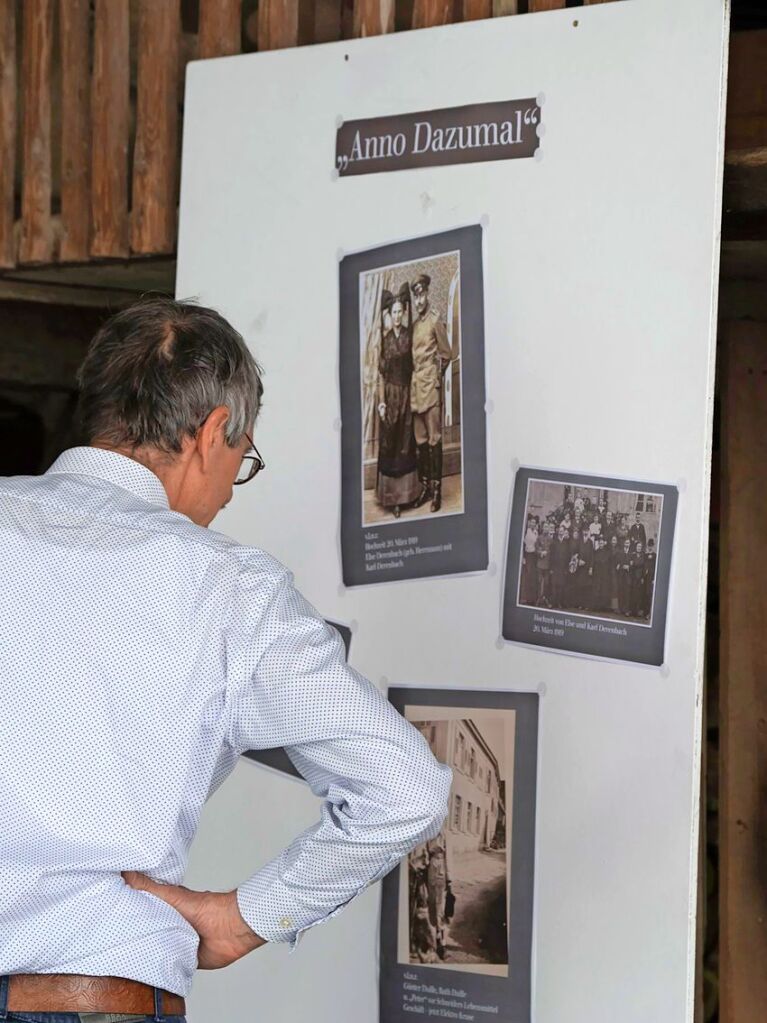 Alte Bilddokumente zeigen Niederweiler in frheren Jahren.