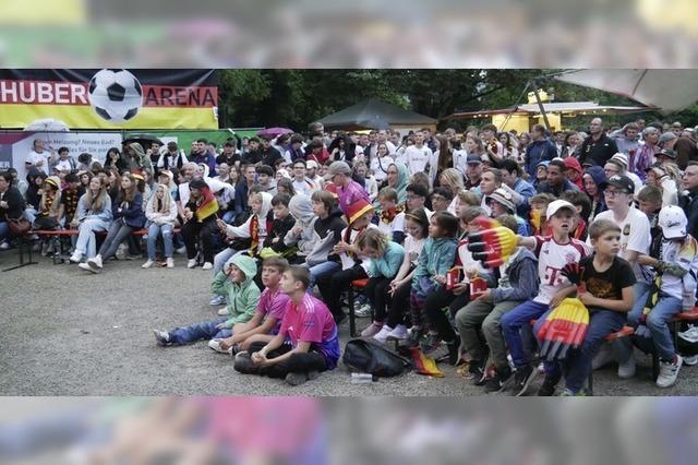 Fuballvergngen im Schlosspark in Bad Sckingen