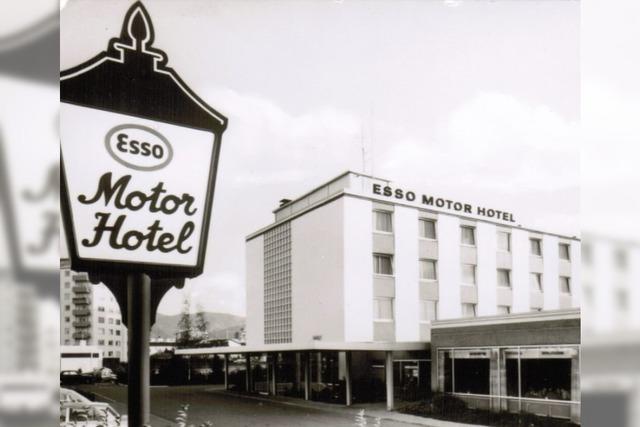 An Freiburgs Sundgauallee gab es einst ein Esso Motor Hotel