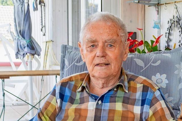 Mit 90 ist Peter Schwellenbach aus Wiechs immer noch sehr rege und aktiv