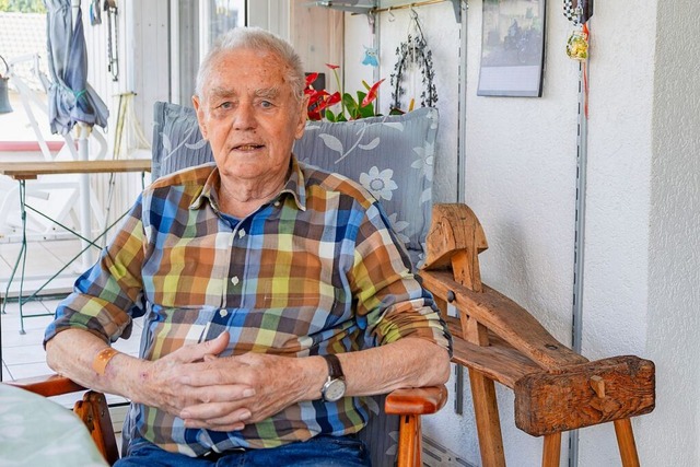 Peter Schwellenbach wird 90 Jahre alt.  | Foto: Alexandra Gnzschel