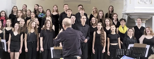 Der Gospelchor des Scheffelgymnasiums   | Foto: Scheffelgymnasium