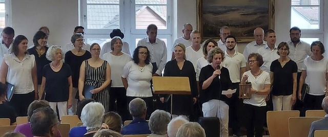 Viel Kontraste hielt das Sommerkonzert des Gesangvereins bereit.  | Foto: Frank Braun