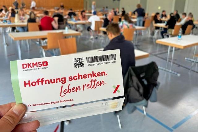 Typisierungsaktion: 224 Menschen in Bad Krozingen sind bereit zur Stammzellenspende