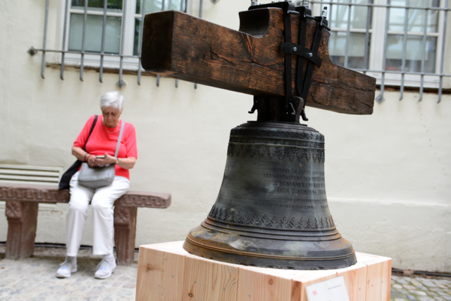 Glocke des Schwabentors ist zwei Wochen lang im Museum fr Stadtgeschichte zu sehen