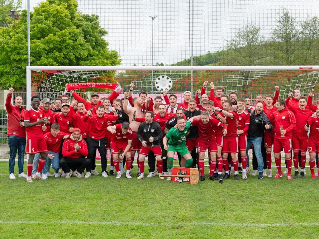 Die wohl punktbeste Saison in ganz Sdbaden spielt der VfR Pfaffenweiler. Nur eines seiner Saisonspiele konnte der Kreisliga-B-Meister nicht gewinnen und blieb ber die gesamte Saison ungeschlagen.