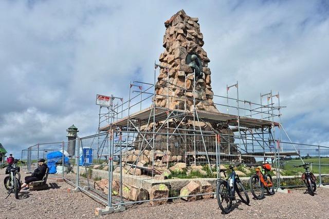 Das Bismarckdenkmal auf dem Feldberg muss saniert werden