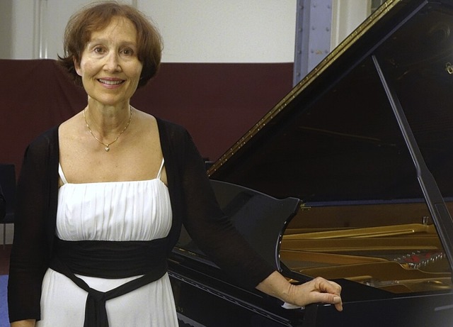Die Pianistin Andrea Kauten, knstleri...Benefizkonzert zugunsten der Stiftung.  | Foto: Roswitha Frey