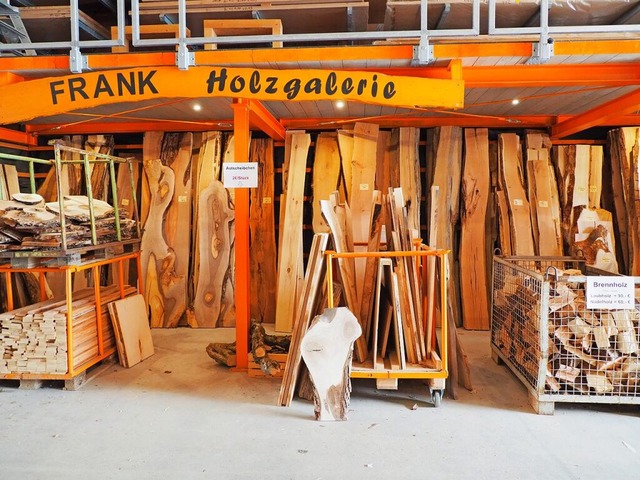 Die Holzgalerie des Sge- und Hobelwerks Frank Holz in Schwrstadt  | Foto: Frank Holz