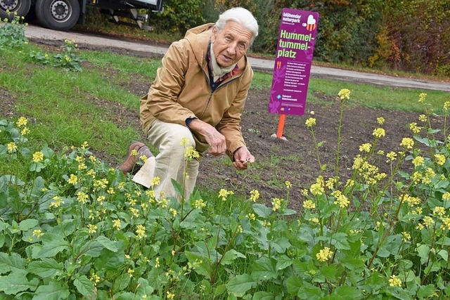 Ruth Noack ist gestorben. Das Foto ent... Steinen neue Bienenweiden entstanden.  | Foto: Robert Bergmann