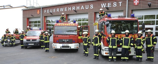 Die Krfte aus Weier und Waltersweier ...modern ausgestattete Feuerwache West.   | Foto: Feuerwehr Offenburg