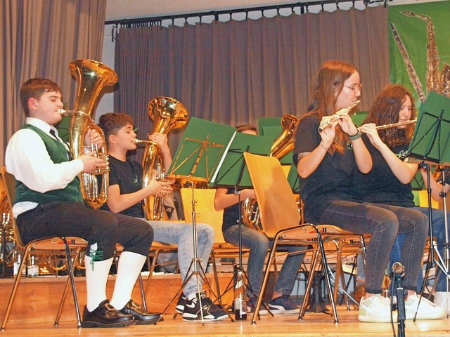 Die Jugendmusik Dachsberg-Ibach  | Foto: Karin Stckl-Steinebrunner