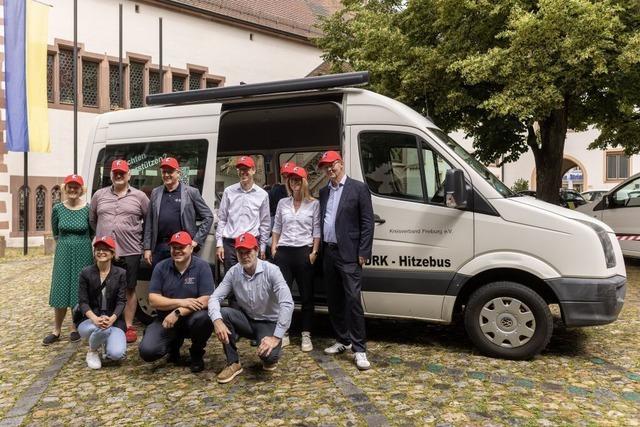 Ein Hitzebus soll in Freiburg bei mehr als 33 Grad gefhrdeten Menschen helfen