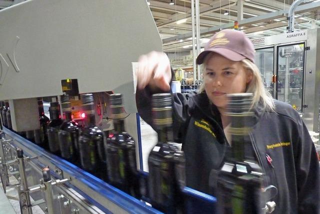 Wie der Badische Winzerkeller Breisach 20.000 Flaschen Wein pro Stunde abfllt