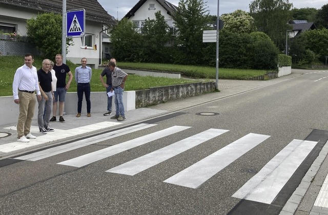 In der Diersburger Strae in Oberschop...ugnger die Strae berqueren knnen.  | Foto: Gemeinde Friesenheim