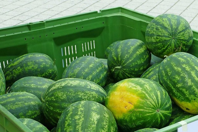 Der Laster war mit Wassermelonen belad... mussten entsorgt werden (Symbolfoto).  | Foto: Victoria Langelott