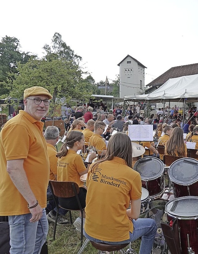 Gute Musik gab es auch von Gastorchestern wie dem MV Birndorf.  | Foto: Hans-Jrgen Sackmann