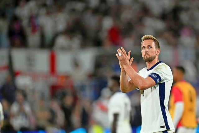 Torjger Harry Kane blieb zum zweiten Mal torlos.  | Foto: Marius Becker (dpa)