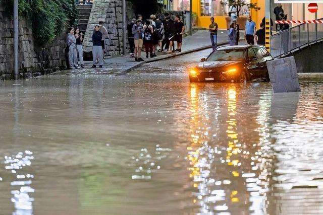 Wieder berschwemmungen in der Schweiz – diesmal bei Basel und Genf