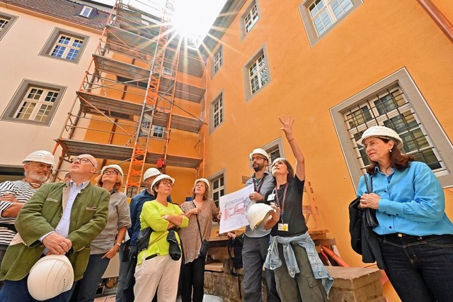 Am 30. Juni knnen Besucherinnen  und ...etzten Baustellenfhrungen teilnehmen.  | Foto: Augustinermuseum