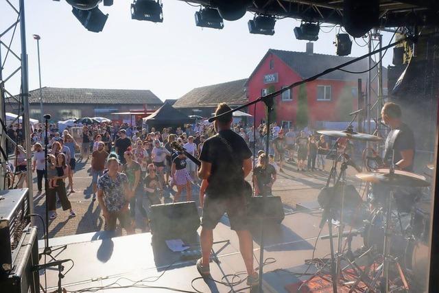 Zwlf Bands treten beim Open-Air-Festival der Kulturschmiede in Ettenheim-Altdorf auf