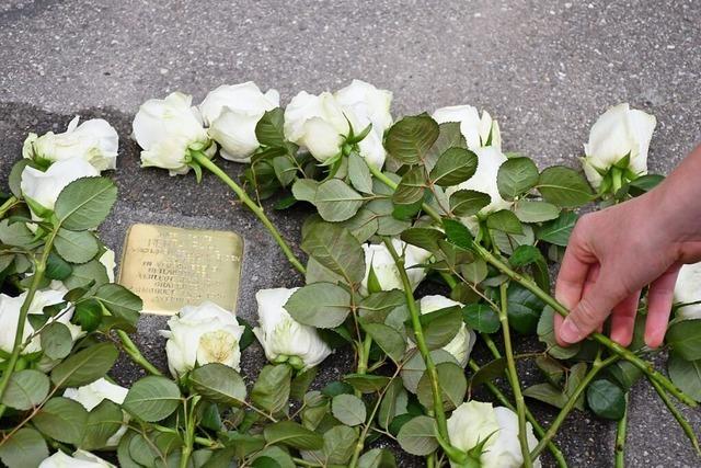 In Lrrach werden Stolpersteine in Gedenken an die Familie Bodenheimer verlegt