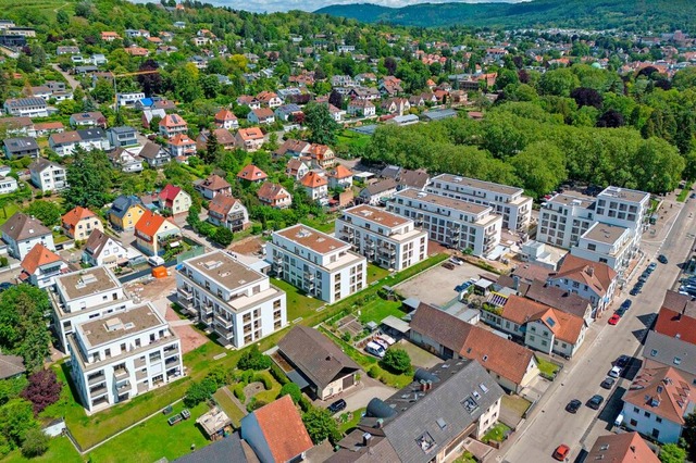 Acht Huser mit 160 Wohnungen wurden neben dem Stadtpark errichtet.   | Foto: Deutsche Bauwert
