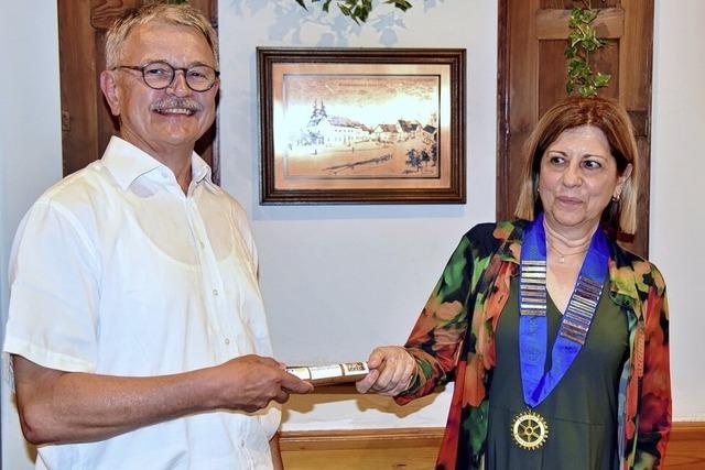 Anita Allemann fhrt den Rotary Club im Wiesental