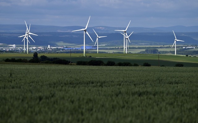 Die Stromerzeugung aus erneuerbaren Energien hat einen Rekord erreicht.  | Foto: Martin Schutt/dpa