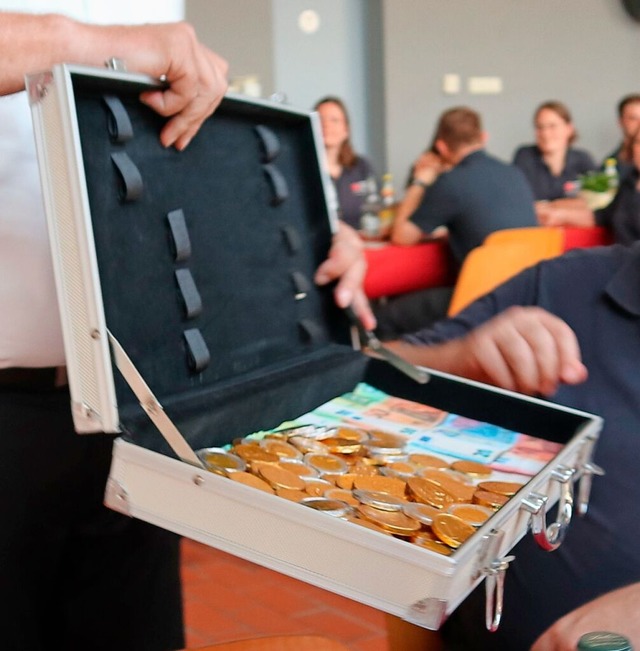 Der „Millionengewinn“ R...en, wirbt die Organisation um Spenden. | Foto: Thomas Winckelmann Der „Millionengewinn“ R...en, wirbt die Organisation um Spenden. | Foto: Thomas Winckelmann