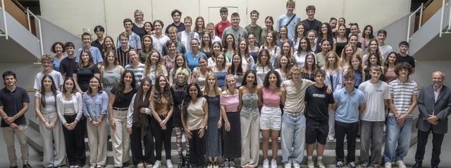 Dies sind die diesjhrigen Abiturientinnen und Abiturienten  | Foto: Scheffelgymnasium