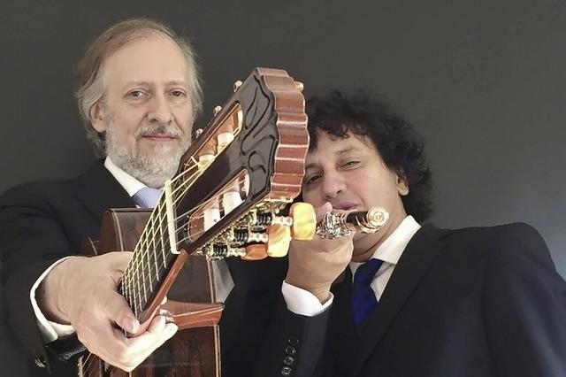 Das chilenische Duo Mendieta und Orlandini tritt in der ev. Kirche in Teningen-Kndringen auf
