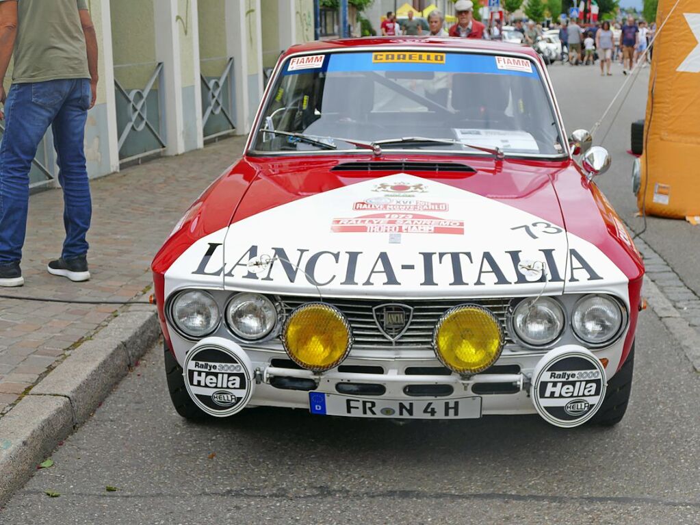 Ein Lancia Fulvia aus den frhen 1970ern – eine italienische Rallye-Legende.