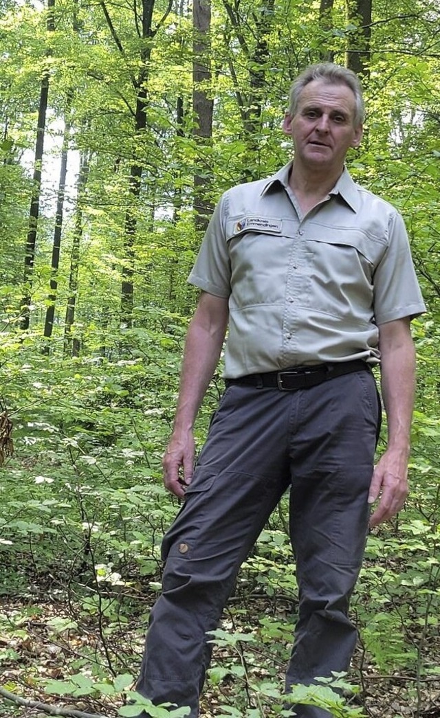 Seit 1990 war Bernhard Schultis Frster im Vierdrferwald.  | Foto: Landratsamt Emmendingen