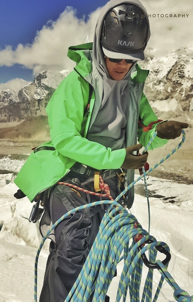 Ngima Gyalzen Sherpa bei der Arbeit  | Foto: Ngima Gyalzen Sherpa