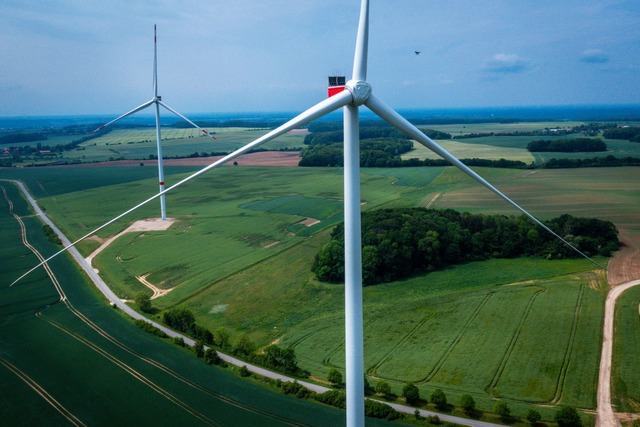 Windparks boomen: Zuletzt haben sich s...erbare-Energien-Gesetz (EEG) beworben.  | Foto: Jens B&uuml;ttner/dpa