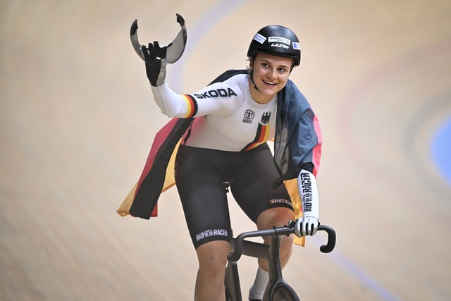 Lea Sophie Friedrich will in Paris eine Olympia-Medaille holen.  | Foto: Gian Ehrenzeller/KEYSTONE/dpa