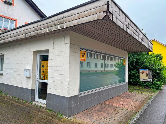 Die immer noch verwaiste Postfiliale in der Blasistrae in Fahrnau.  | Foto: Sarah Trinler