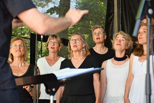 Gesang fllt am Samstag wieder Lrrachs Innenstadt mit Stimmklang.  | Foto: Barbara Ruda