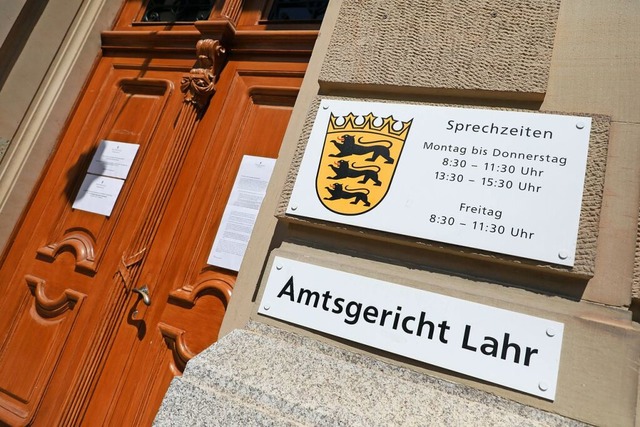 Die Verhandlung fand am Amtsgericht Lahr statt.  | Foto: Christoph Breithaupt