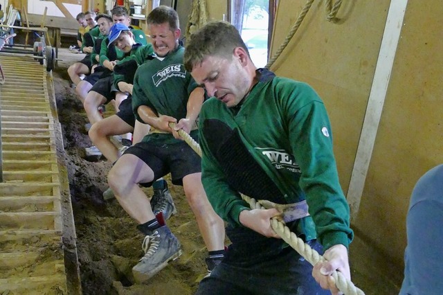 Nach einer Stunde intensivem Training ... Anstrengung auch im Gesicht zu sehen.  | Foto: Sylvia SRedniawa