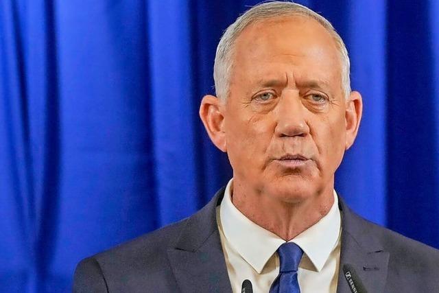Newsblog: Gantz sichert Netanjahu Untersttzung fr Waffenruhe-Deal zu