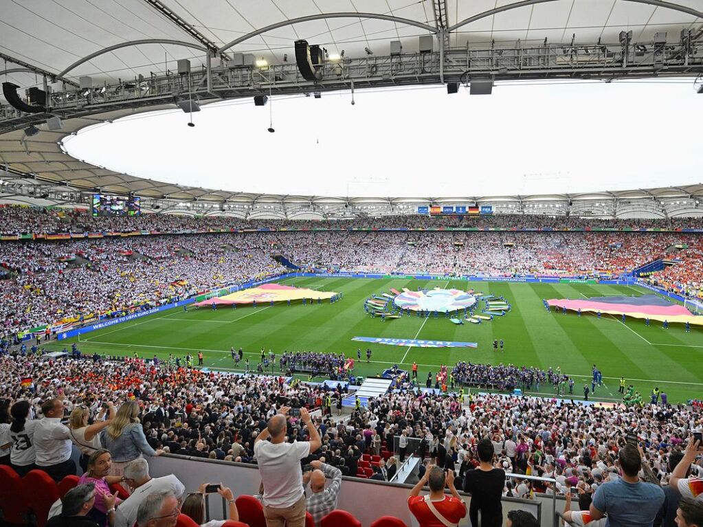 Der Ort des Geschehens: Das Stadion in Stuttgart