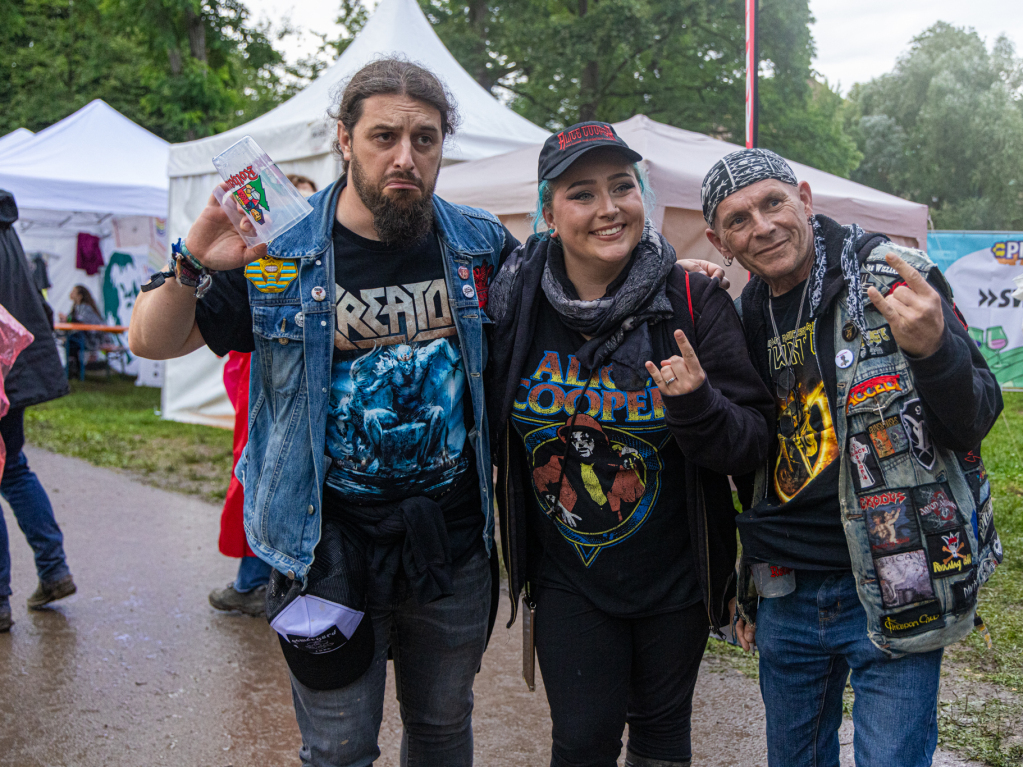 Beste Stimmung auf dem Festivalgelnde