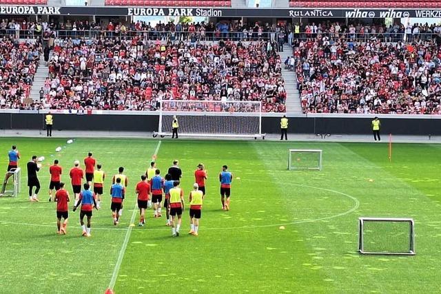 Newsblog: Der SC Freiburg trainiert erstmals ffentlich unter Julian Schuster