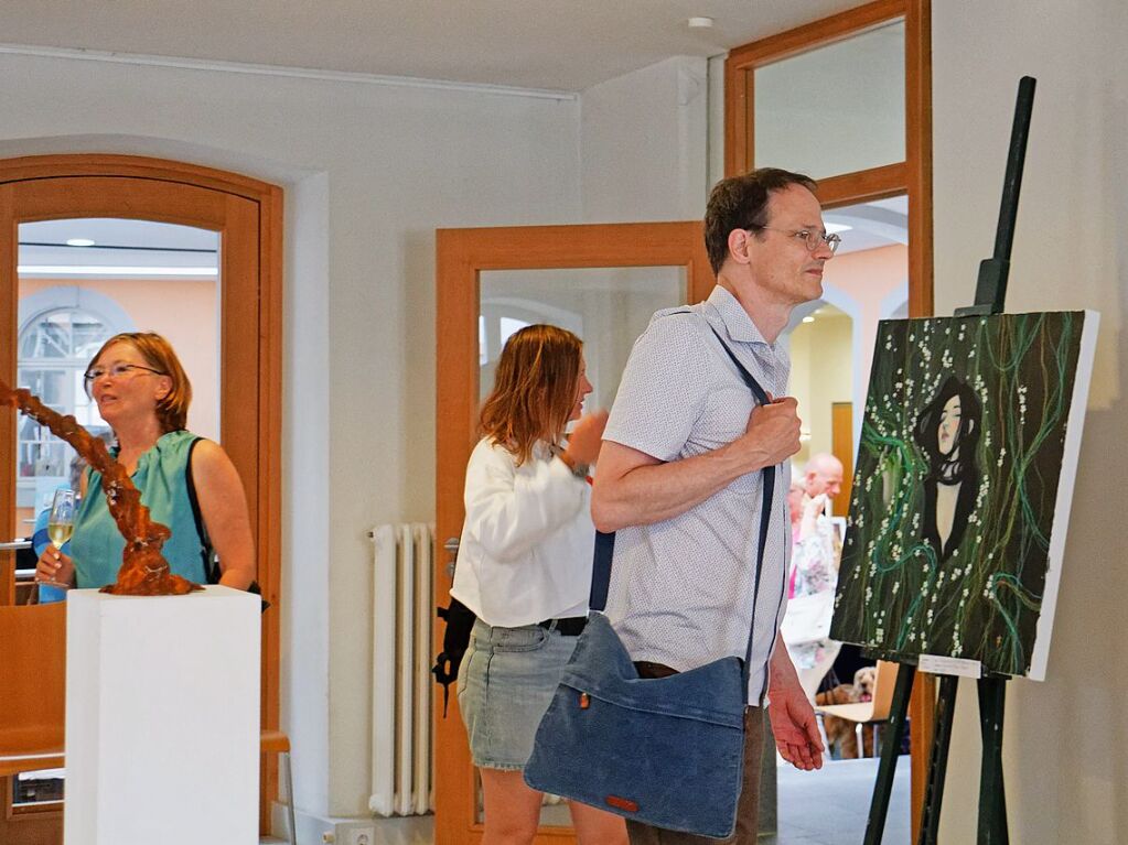 Rundgang durch die Gemeinschaftsausstellung im Brgerhaus