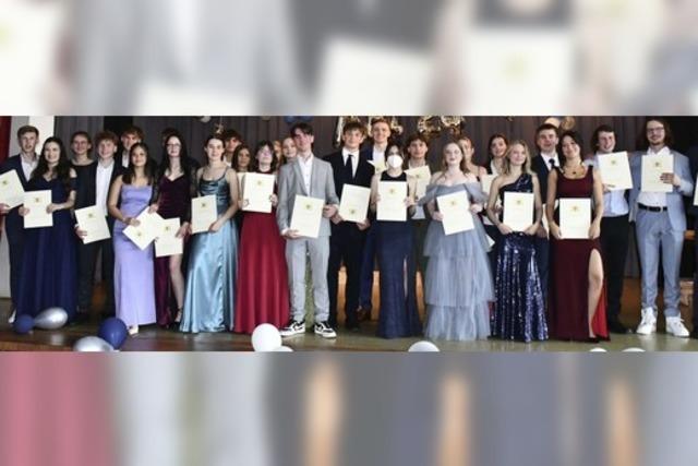 29 Abiturienten feiern ihren Abschluss